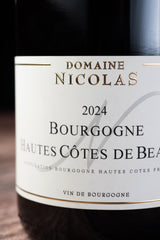 Domaine Nicolas Hautes-Côtes de Beaune Blanc 2024