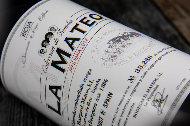 La Mateo Rioja Tempranillo Vendimia 2020
