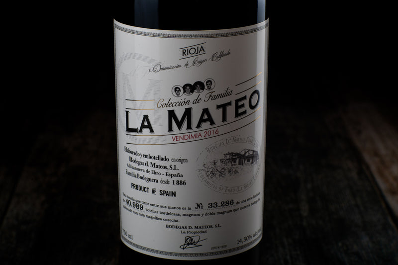 La Mateo Rioja Tempranillo Vendimia 2020
